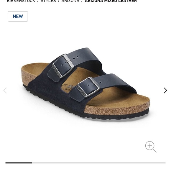 Birkenstock Shoes - Womens Birkenstock Dark Blue Buckle Sandals NWT NIB SZ 39 8-8.5